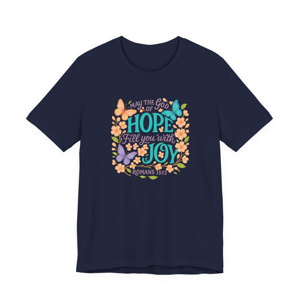 Hope Blooms - Navy